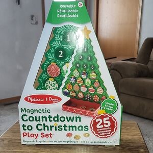 Melissa & Doug Magnetic Countdown to Christmas Play Set advent calendar NEW!